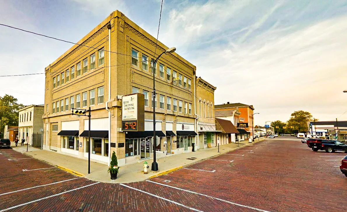 STF Insurance Group office in downtown Arcanum, Ohio